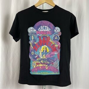 For Love Bell Large Led Zeppelin Electric Magic Retro Graphic Tee Shirt Baby Tee